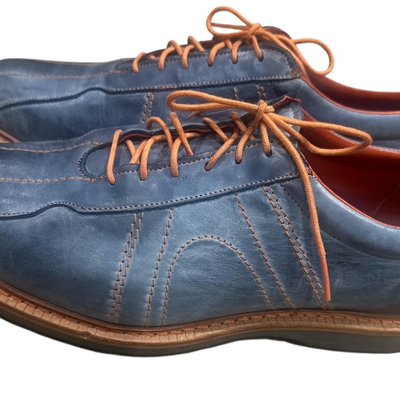 Allen Edmonds Voyager Oxford Blue Leather Shoes. Men's  Size 11.5 D - Picture 4 of 8